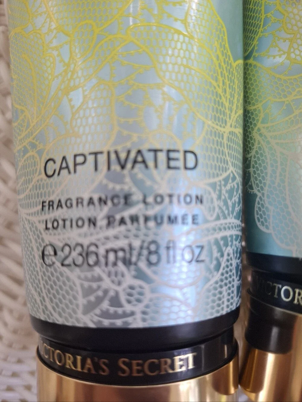 Victoria's Secret Captivated 8 Oz Body Lotions Set Of 2 NEW